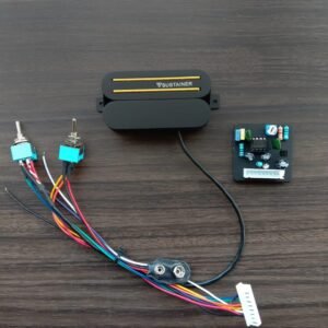 SUSTAINER HUMBUCKER MODEL HOTRAIL BLACK GOLD LINE